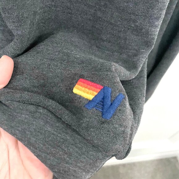 Aviator Nation Unisex Pray For Snow Long Sleeve Shirt Grey Size XS - Picture 3 of 7